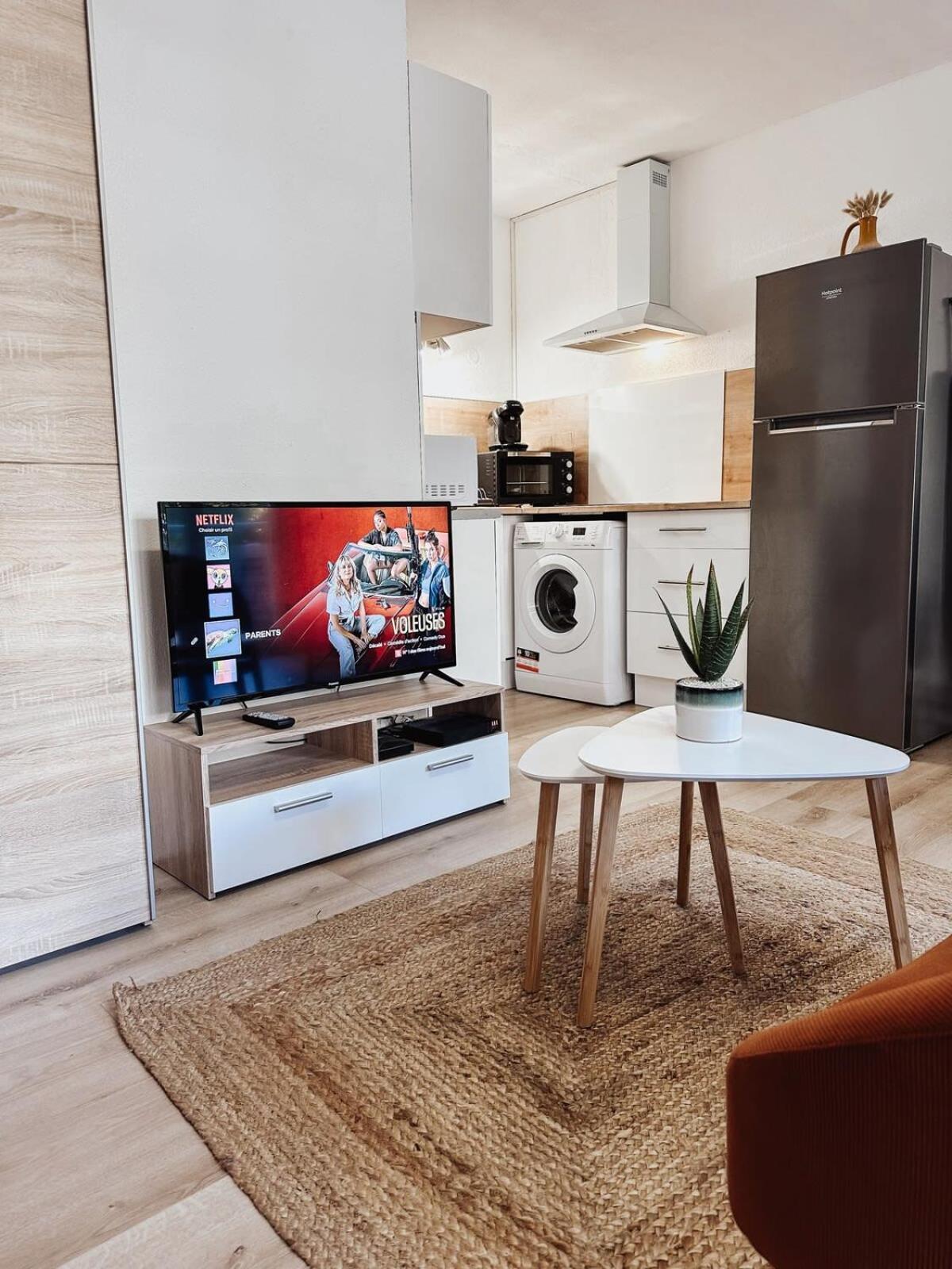 Studio Cosy - Balcon - Wifi - Free Parking Narbonne Dış mekan fotoğraf
